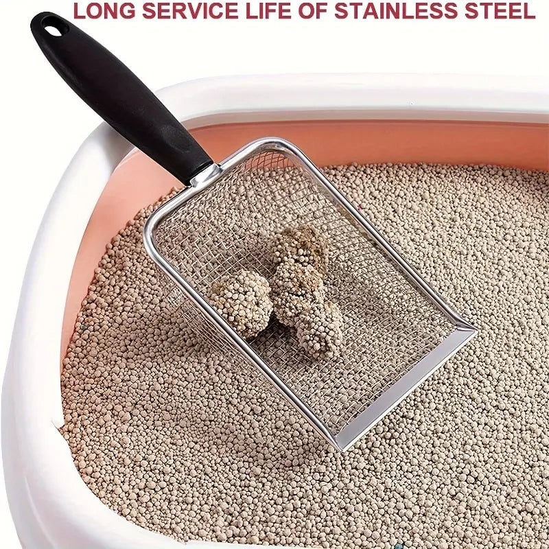 Stainless Steel Cat Litter Scoop