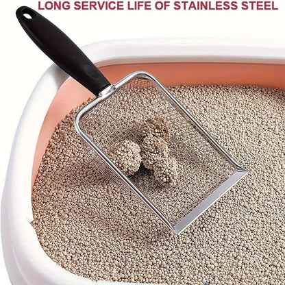 Stainless Steel Cat Litter Scoop
