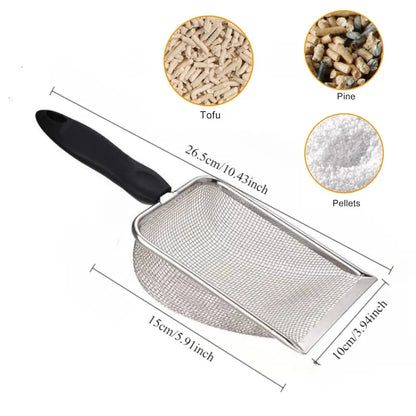 Stainless Steel Cat Litter Scoop