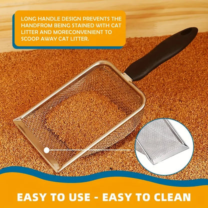 Stainless Steel Cat Litter Scoop
