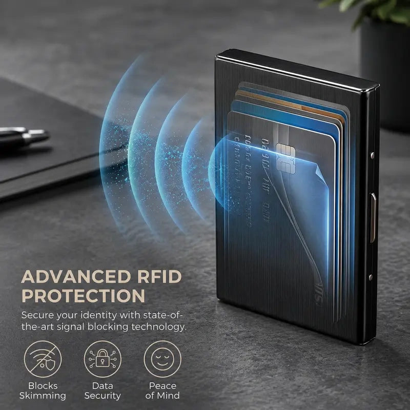 Blocking Metal Card Holder