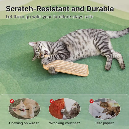 2-Pack Cat Kicker Toys - Natural Sisal Scratcher