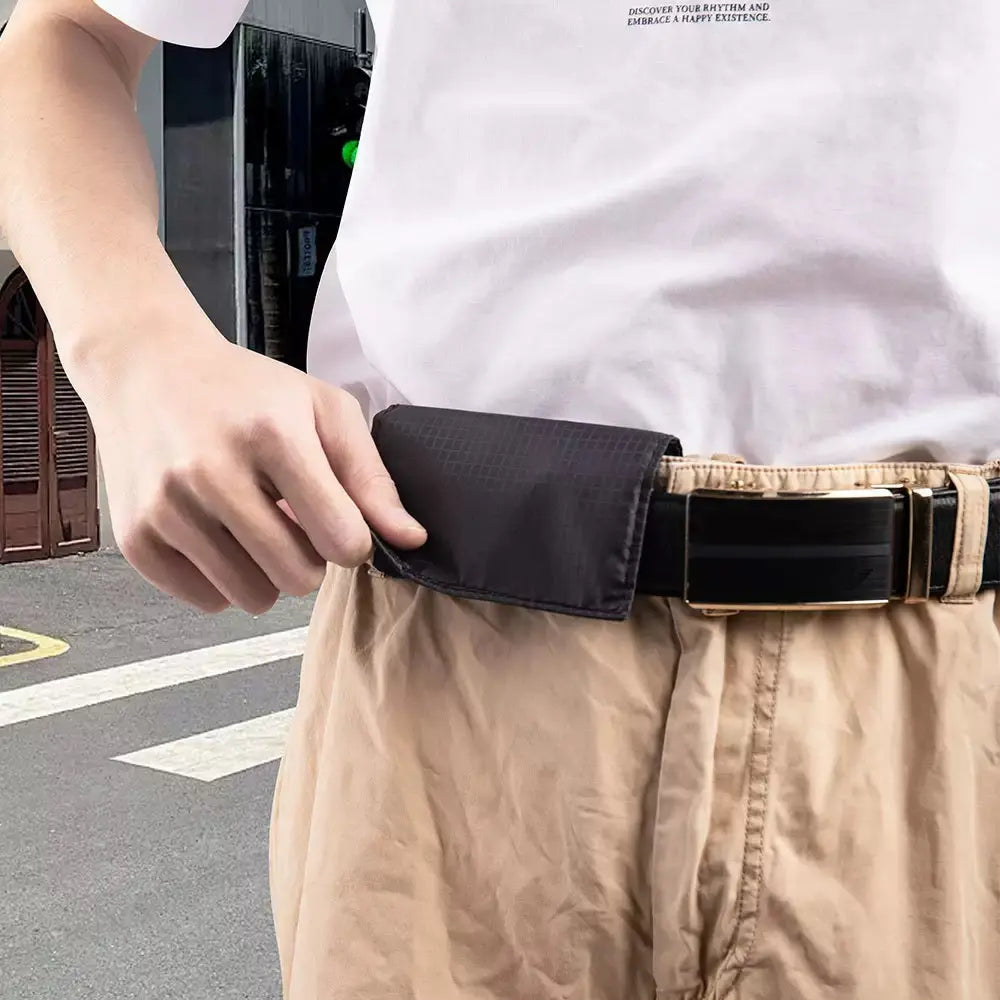 Anti-Theft Passport Pouch, Multifunctional Phone and ID Waist Pouch