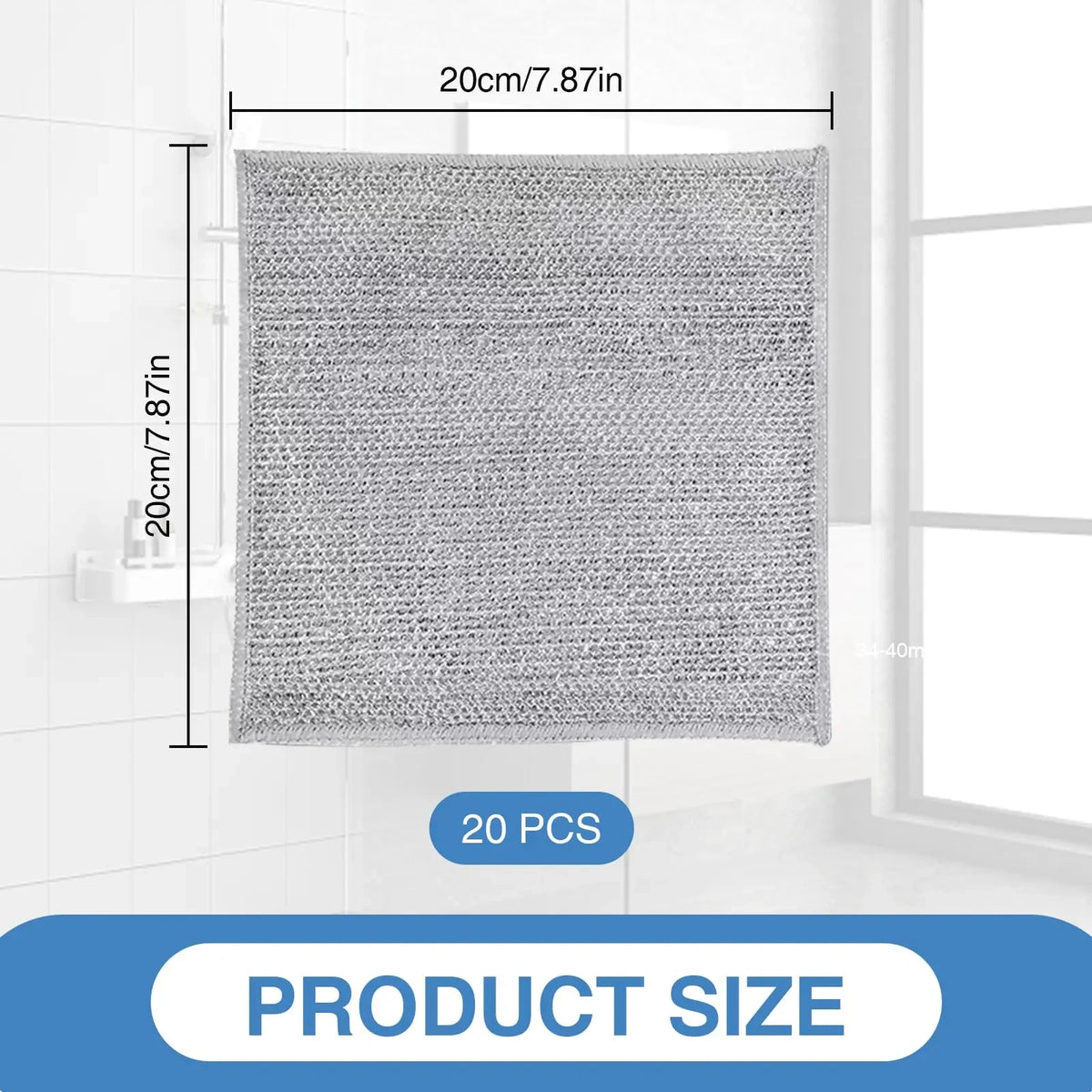 20-Count Non-Scratch Wire Dishcloths