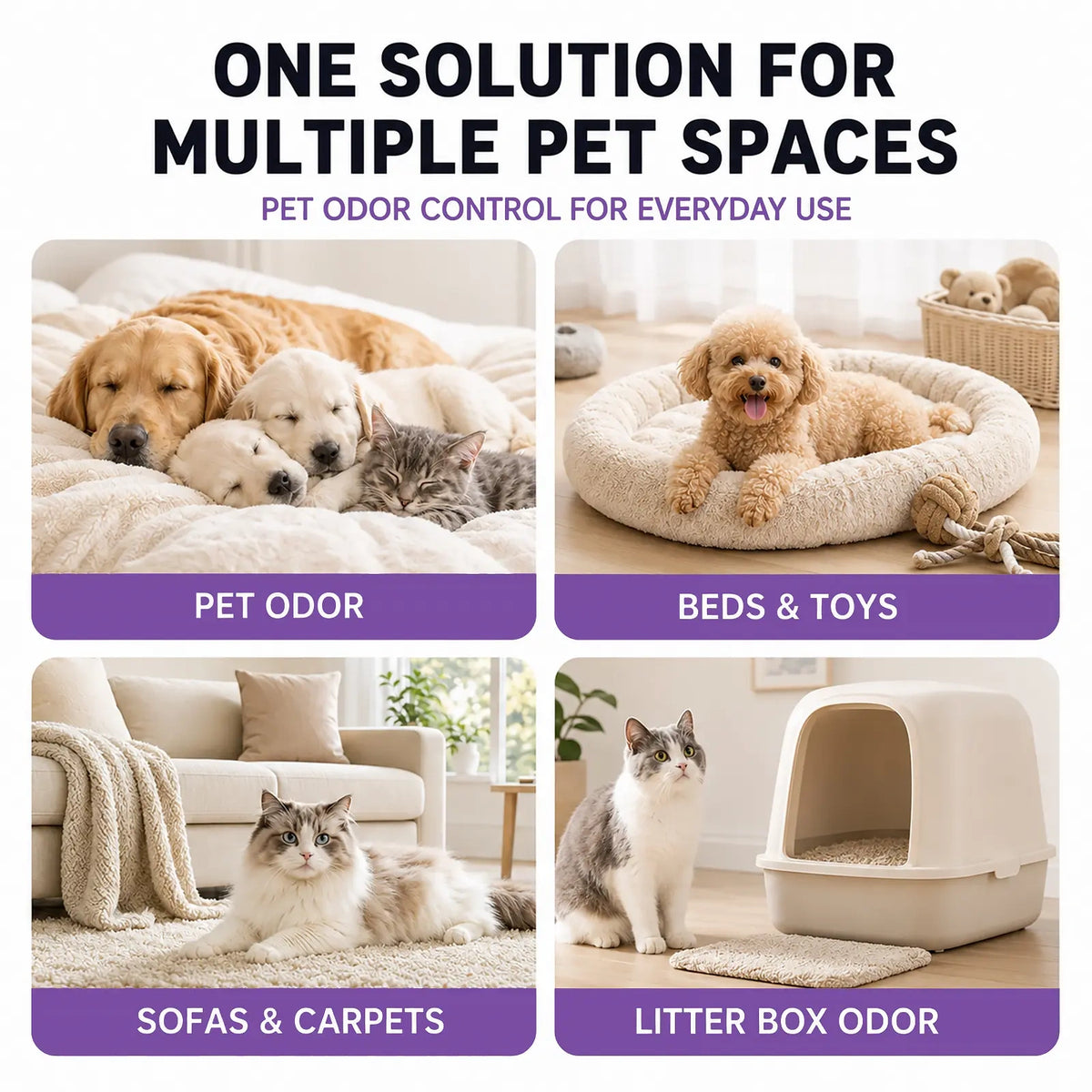Pet Odor Eliminator & Stain Remover Spray