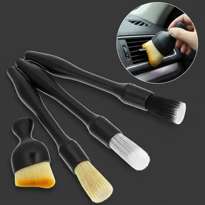 4-Piece Ultra-Soft Car Detailing Brush Set