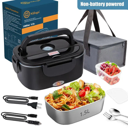 Nifogo Electric Lunch Box, 100W Food Heater