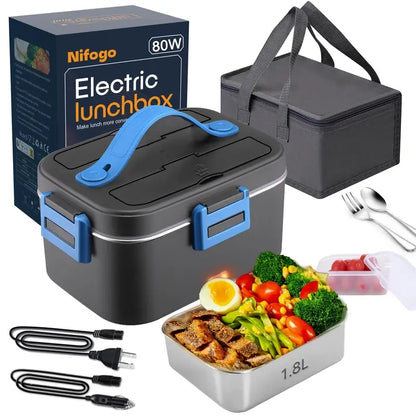 Nifogo Electric Lunch Box, 100W Food Heater