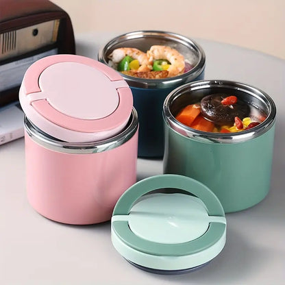 Stainless Steel Bento Lunch Box with Handle