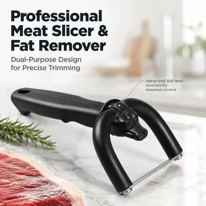 Beef & Pork Slicer, Handheld Meat Fat Trimming Knife
