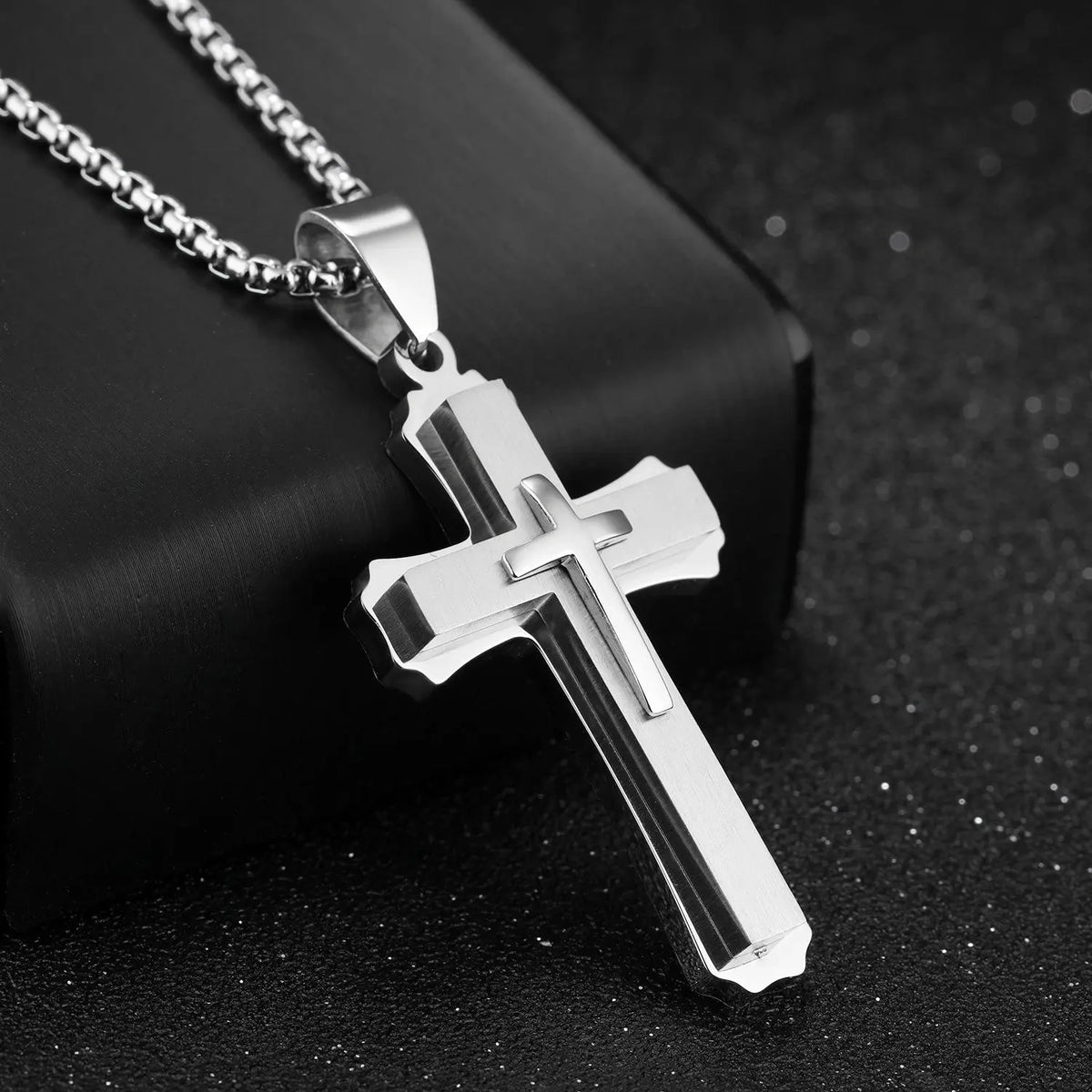 Elegant Silver Snake Chain Necklace