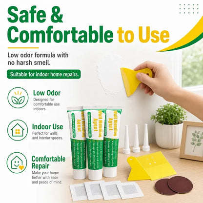 Drywall Repair Kit，Wall Patch Spackle with Scraper & Sandpaper