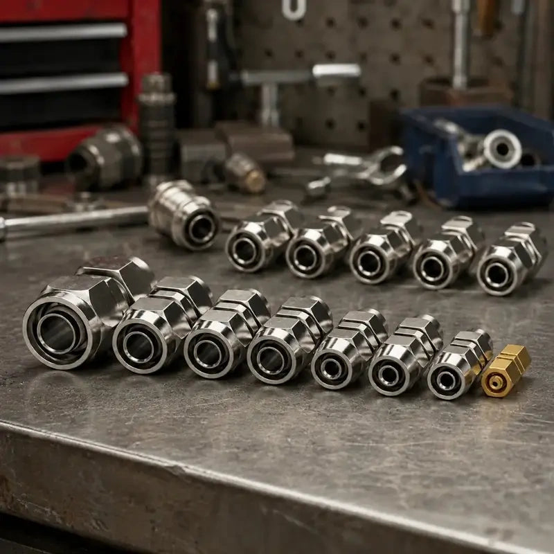 Heavy Duty Truck/RV Pneumatic Air Line Fitting Set