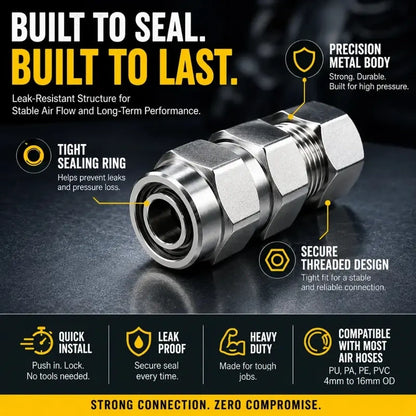 Heavy Duty Truck/RV Pneumatic Air Line Fitting Set