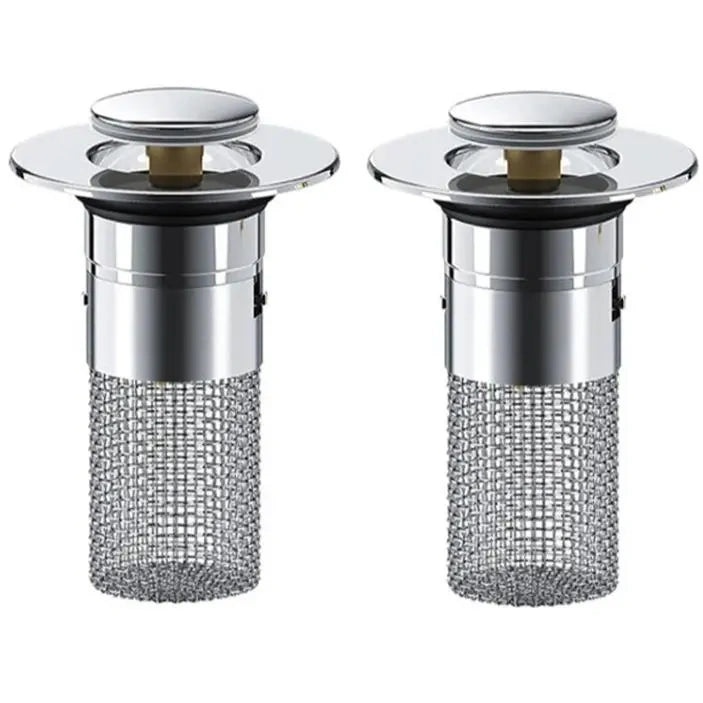 Bathroom Sink Drain Strainer,Stainless Steel Hair Catcher Basket
