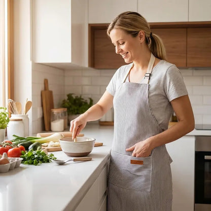 Brown and Black kitchen apron set - view 3