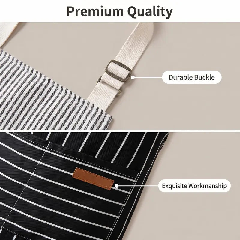 Brown and Black kitchen apron set - view 4