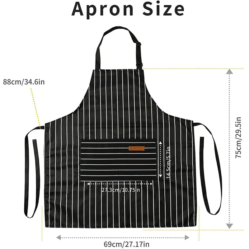 Brown and Black kitchen apron set - view 5