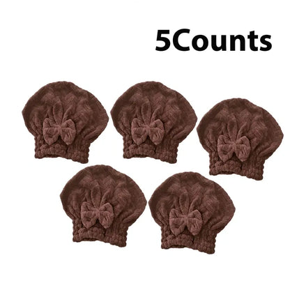 Adjustable Bath Wrap and Shower Cap Set, M-XXL
