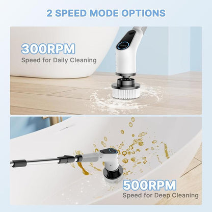 Electric Spin Scrubber, Cordless Power Scrubber Cleaning Tool
