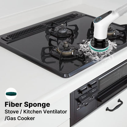 Electric Spin Scrubber, Cordless Power Scrubber Cleaning Tool