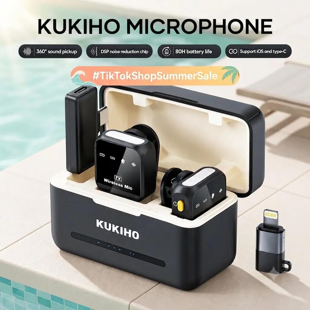 Wireless Mic with Charging Case