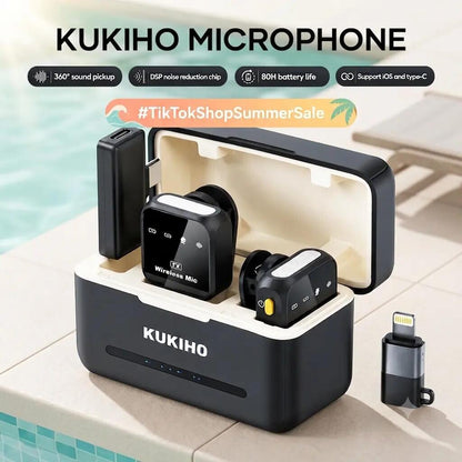 Wireless Mic with Charging Case