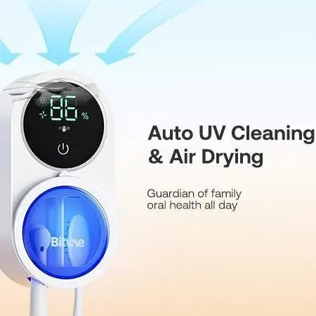 Upgraded Tooth Brush Holder for Bathroom 2.0, Infrared Sensing Toothbrush Cleaner