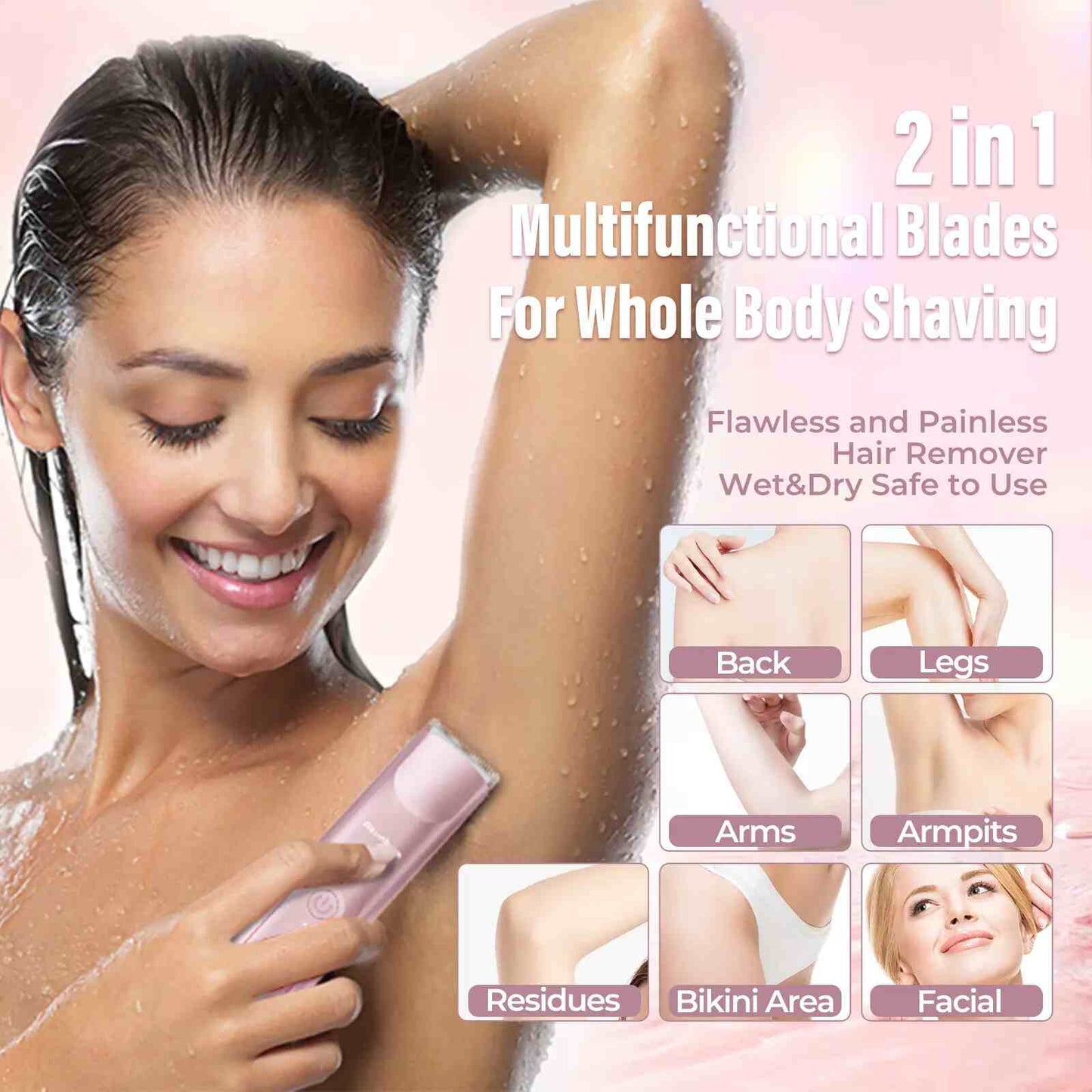 Ultimate Waterproof Body Trimmer: Head-to-Toe Grooming