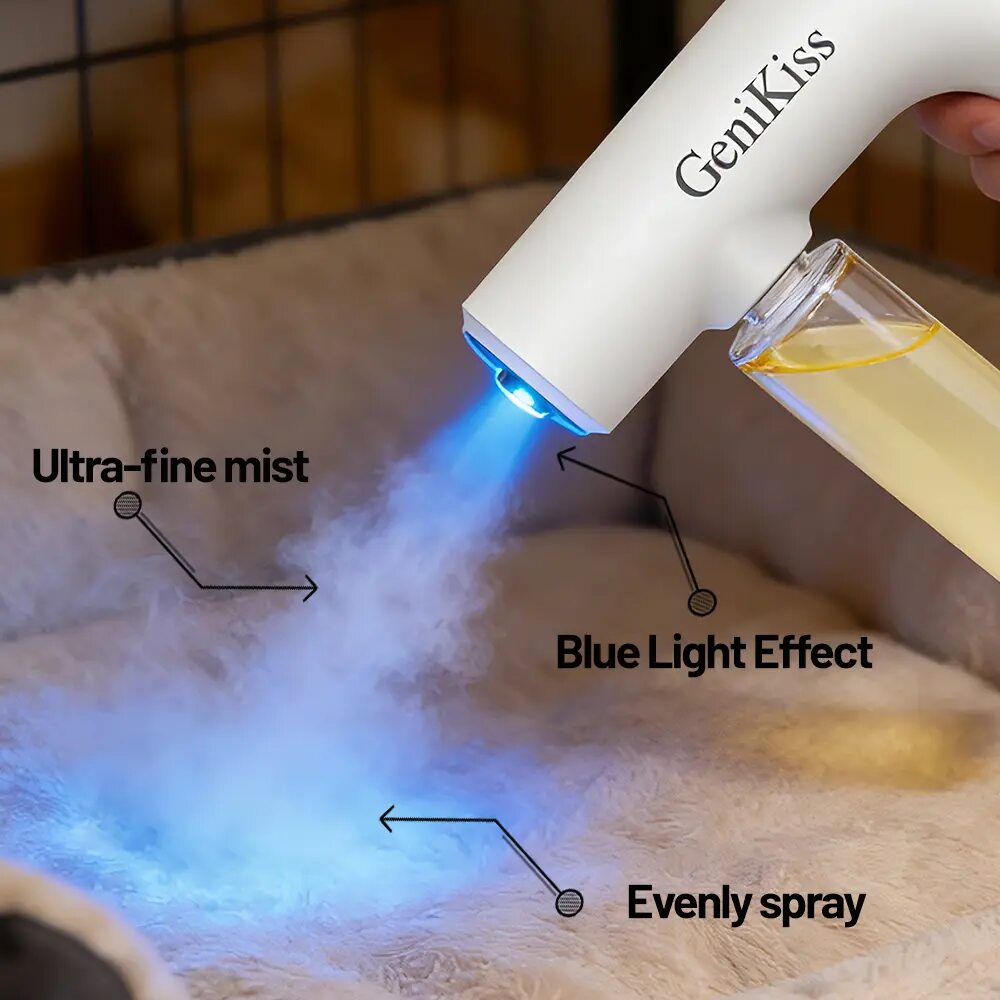 Eliminate Pet Odors Naturally with Nano Blue Light Bio-Enzyme Deodorizer Spray