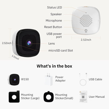 2K Dual-Lens Security Camera