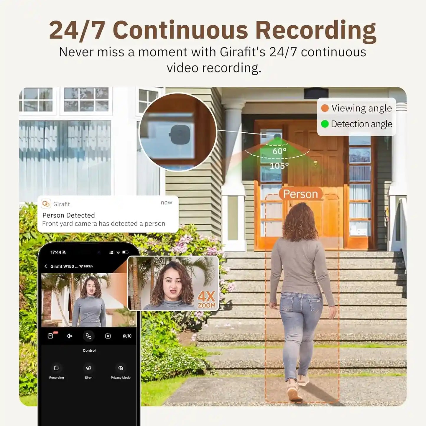 2K Dual-Lens Security Camera
