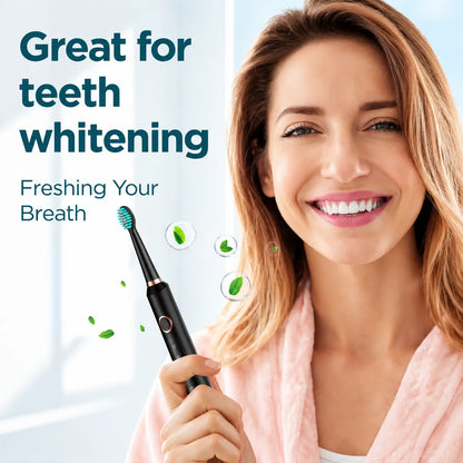 Achieve a Brighter, Whiter Smile with Our Sonic Electric Toothbrush
