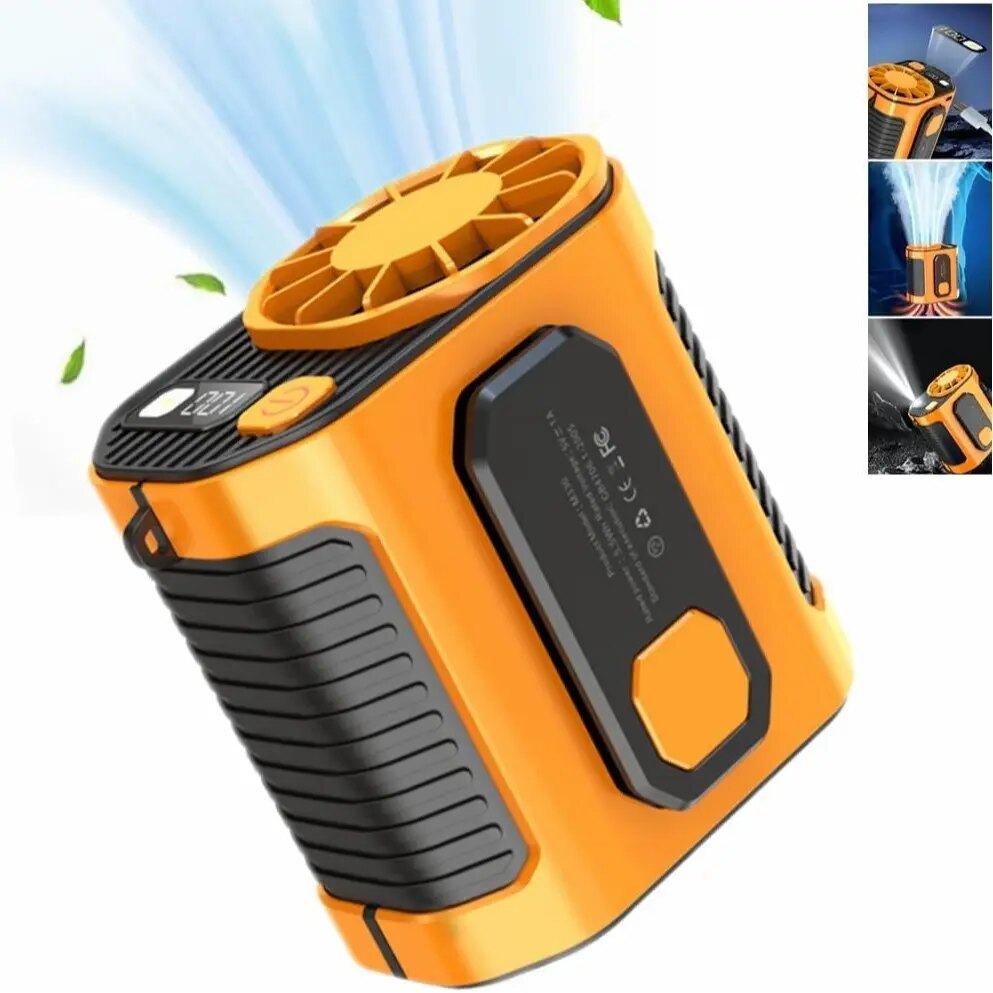 Stay Ice-Cold Anywhere: 10-Speed Ultimate Turbo Personal Waist Fan