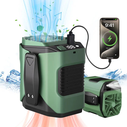 Portable Hurricane Fan with Flashlight