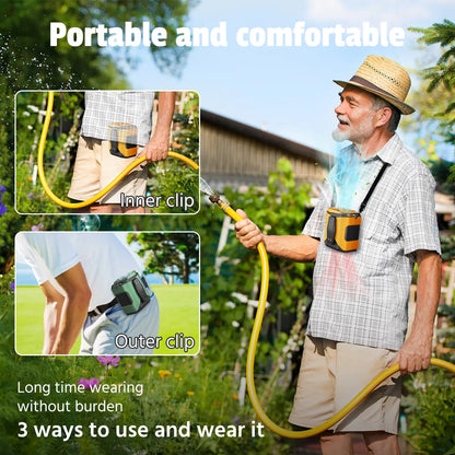 Portable Hurricane Fan with Flashlight