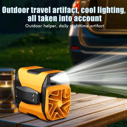Portable Hurricane Fan with Flashlight