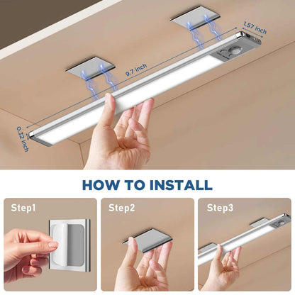 Ultra-Thin Motion Sensor LED Cabinet Light