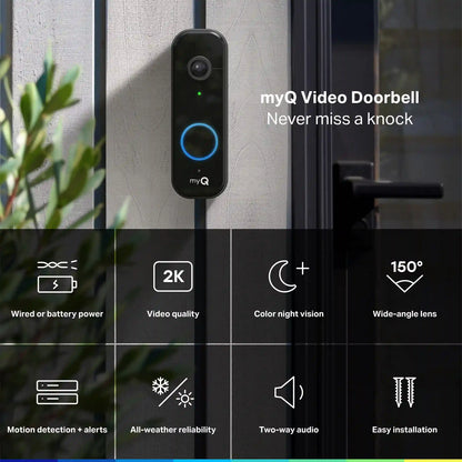 Ultra-Wide View Smart Video Doorbell: Never Miss a Blind Spot Again