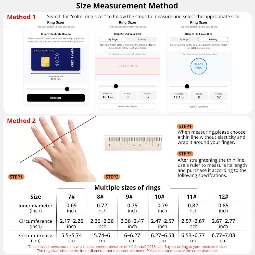 24/7 Biometric Health Tracker Smart Ring