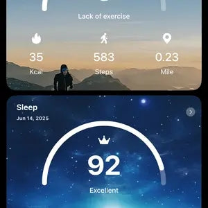 24/7 Biometric Health Tracker Smart Ring