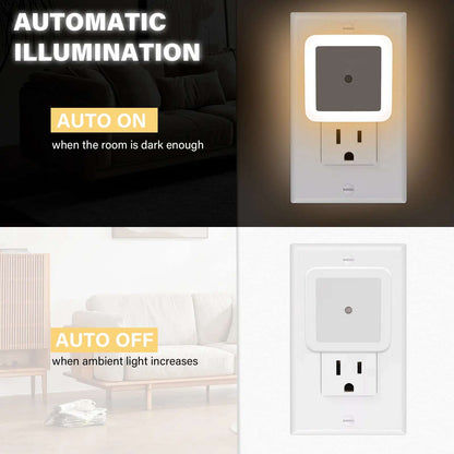 Smart Dusk-to-Dawn LED Night Light (6-Pack)