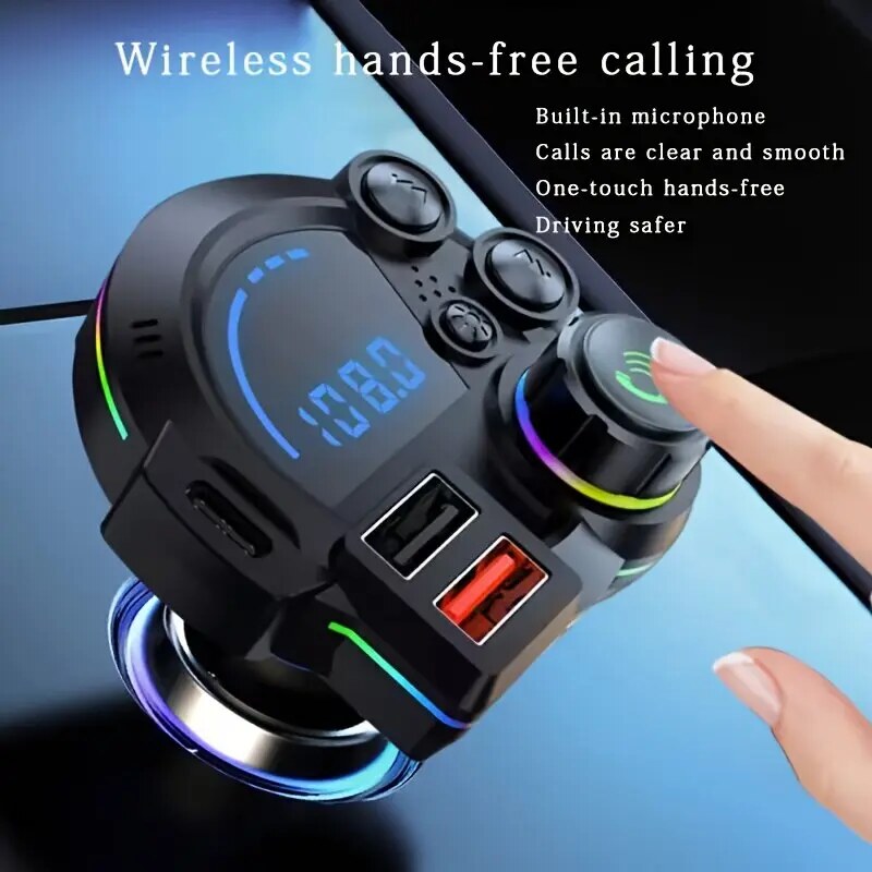 Upgrade Your Drive: PD 20W Bluetooth 5.3 FM Transmitter