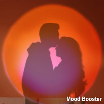 180° Adjustable Fall Sunset Lamp Projector — Sunset & RGB Mood Light