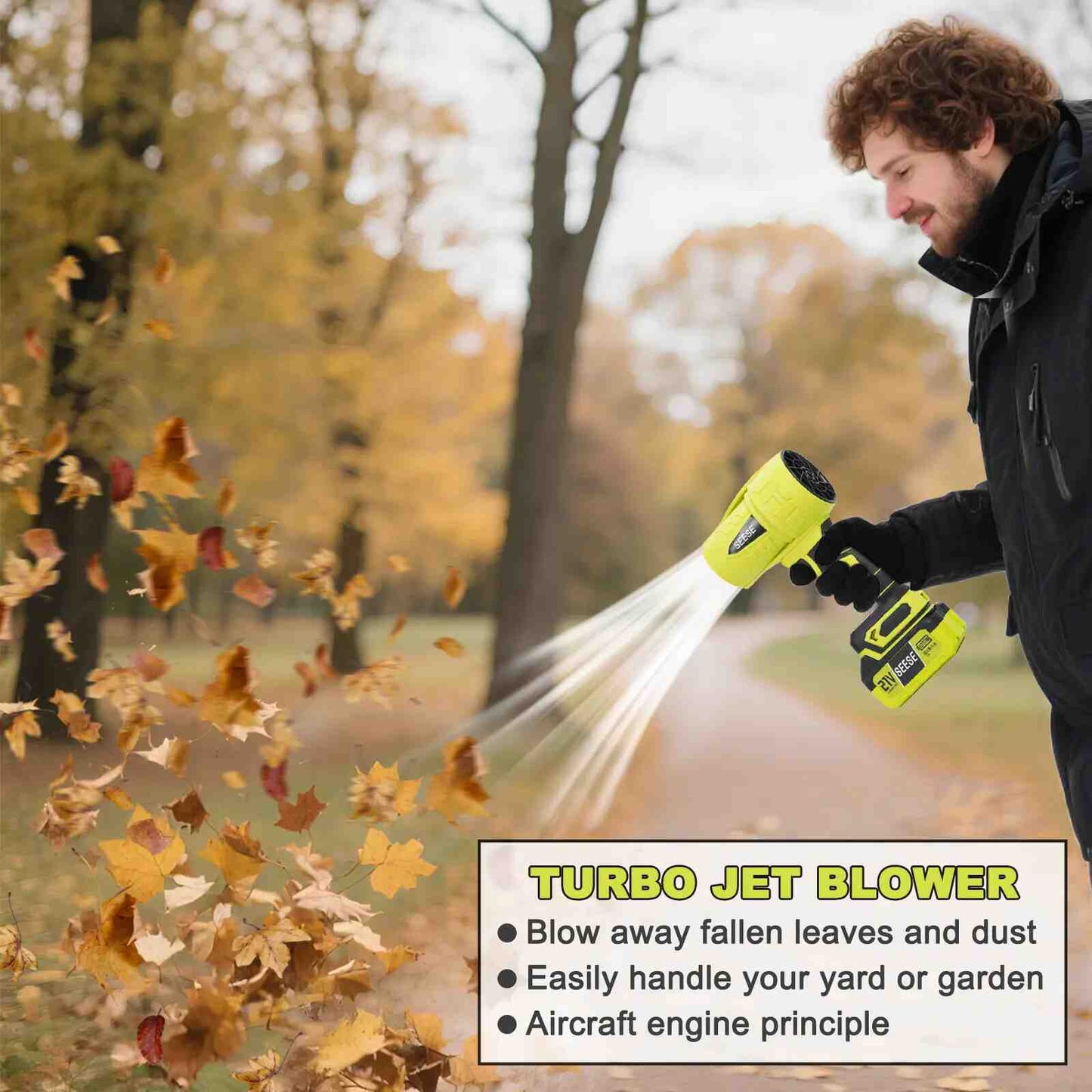 Extreme Airflow Cordless Turbo Jet Blower