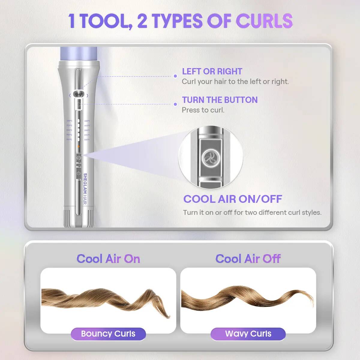 Effortless Salon-Quality Curls in Seconds: Auto-Rotating Hair Curler