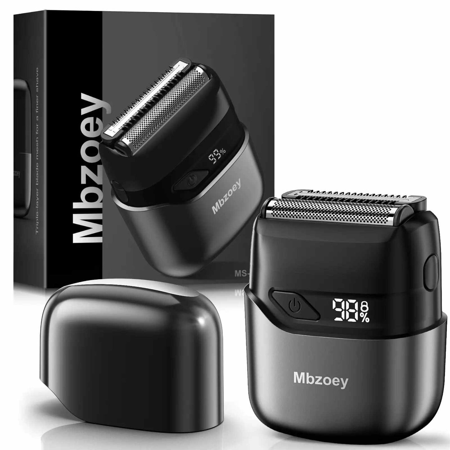 Electric Foil Shaver for Men – Ultra-Close Beard & Head Trimmer