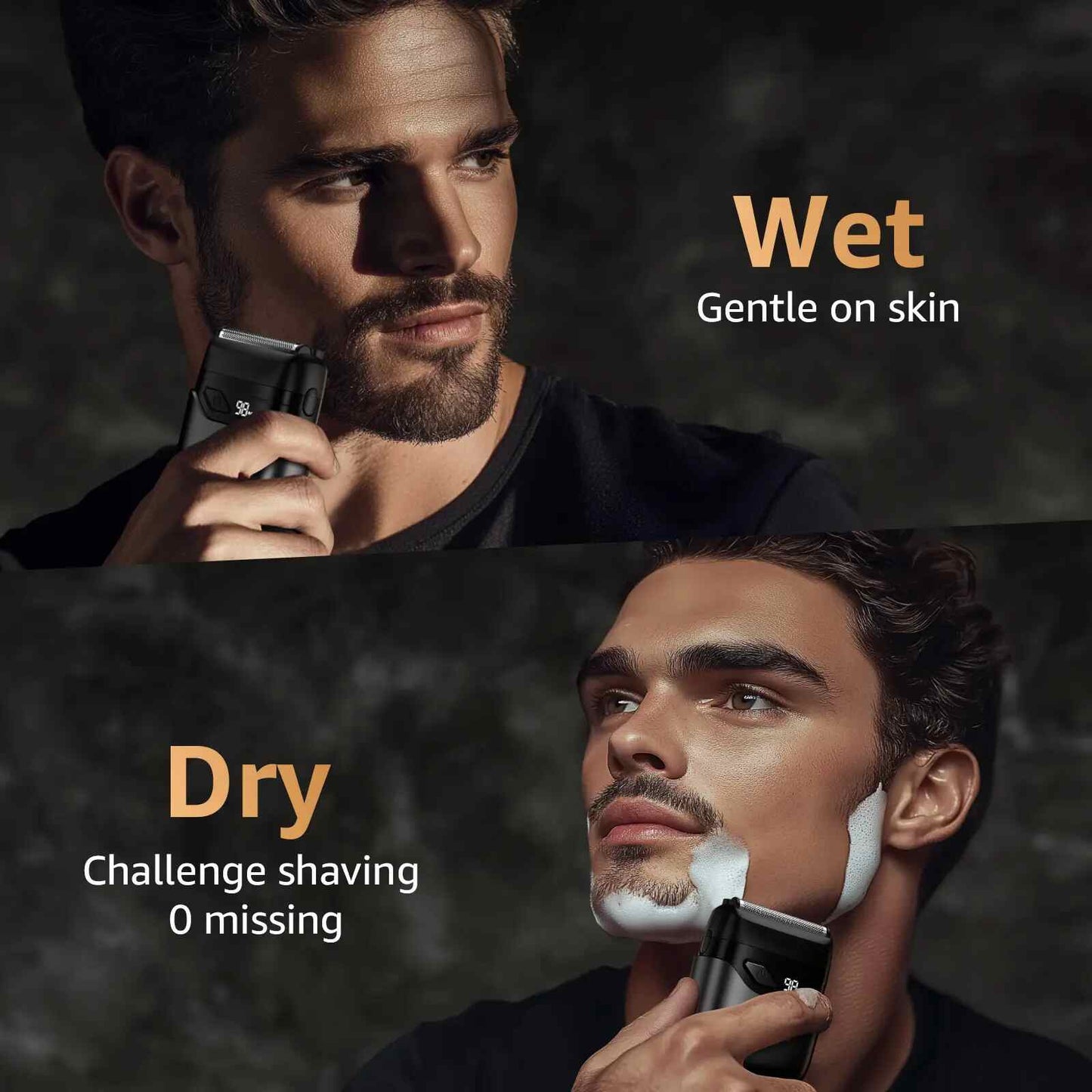 Electric Foil Shaver for Men – Ultra-Close Beard & Head Trimmer
