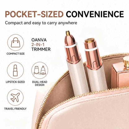 2-in-1 Electric Facial & Eyebrow Hair Trimmer