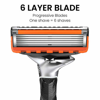 24-Piece Men's Razor Blade Set with Free Handle